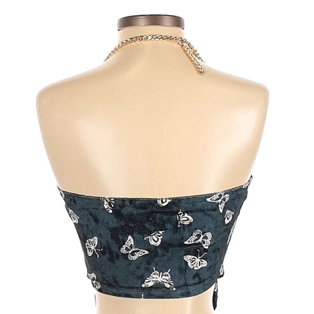 Velvet Butterfly Handkerchief Top - Picture 4 of 8